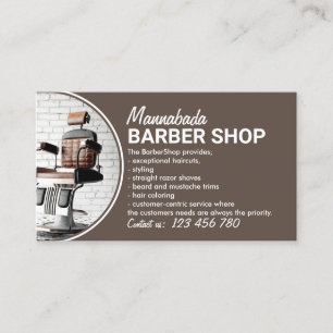 Personalize Photo Hairdresser Barber Salon Business Card