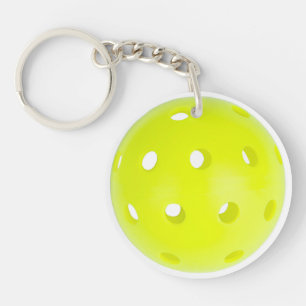 Personalize Pickleball Monogram TEXT 2 Sides Key Ring