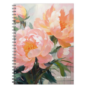 PERSONALIZE: Pink Peony Notebook Journal