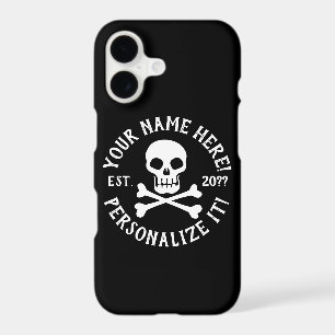 PERSONALIZE Pirate Skull and Crossbones