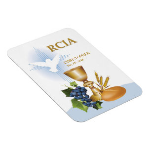 Personalize, RCIA Congrats Catholic Sacrament Magnet
