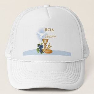 Personalize, RCIA Congrats Catholic Sacrament Trucker Hat