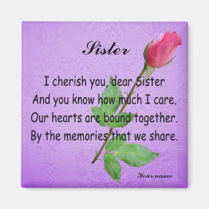 PERSONALIZE SISTER -MAGNET MAGNET