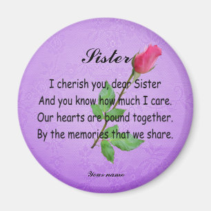 PERSONALIZE SISTER -MAGNET MAGNET