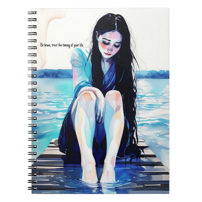PERSONALIZE: Trust The Timing | Notebook Journal (Front)