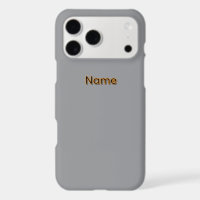 Personalize With A Name Gray