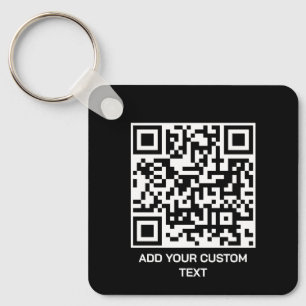 Personalize with QR Code for a Modern Touch Key Ring