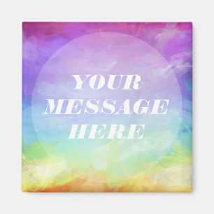 Personalize your own Rainbow   Magnet