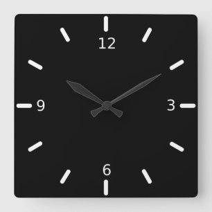 Personalize your own square wall clock