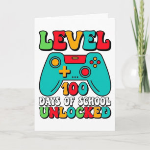 Personalized 100 Day of School  Card