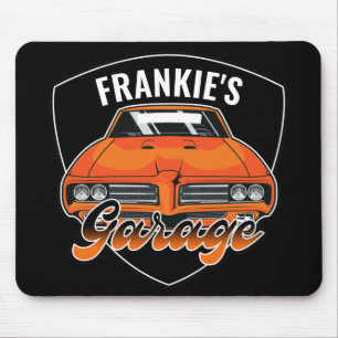 Personalized 1969 Ram Air 400 Muscle Car Garage Mouse Mat