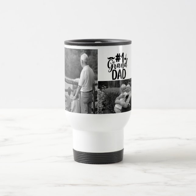 Personalized #1 Grand Dad Travel/Commuter Mug (Center)