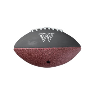 Personalized 1 Panel Football with Monogram Design American Football
