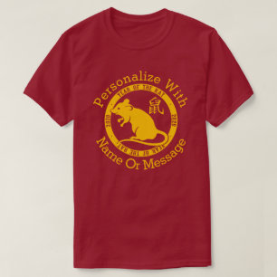PERSONALIZED 2020 Year Of The Rat T-Shirt