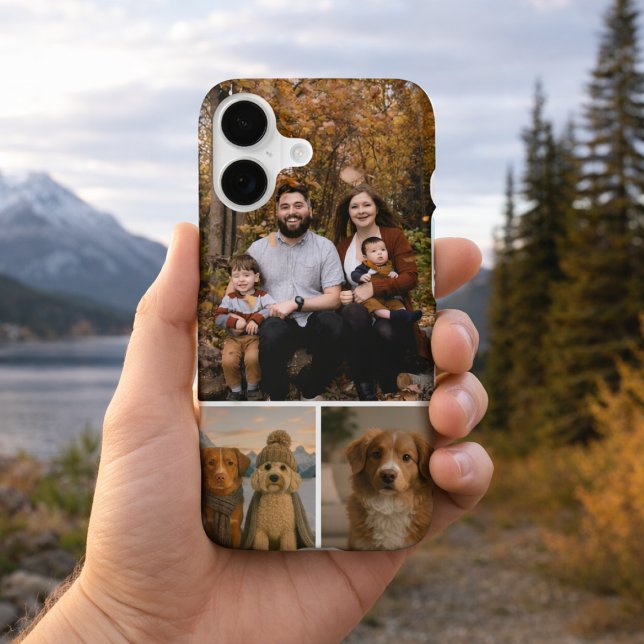 Personalized 3 Photo Collage (Personalized 3 Photo Collage Case-Mate iPhone Case
by Ricaso. Make your own custom phone case)