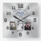 Personalized 3 Photos 60th Anniversary Clock
