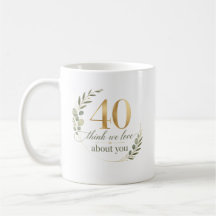 Personalized 40 Things We Love About You Gift