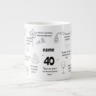 Personalized 40th Birthday Mug