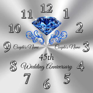45th Anniversary Gifts Gift Ideas Zazzle Uk