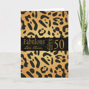 Personalized 50th Birthday Card for Baby Boomer Wo