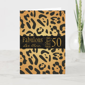 Personalized 50th Birthday Card for Baby Boomer Wo