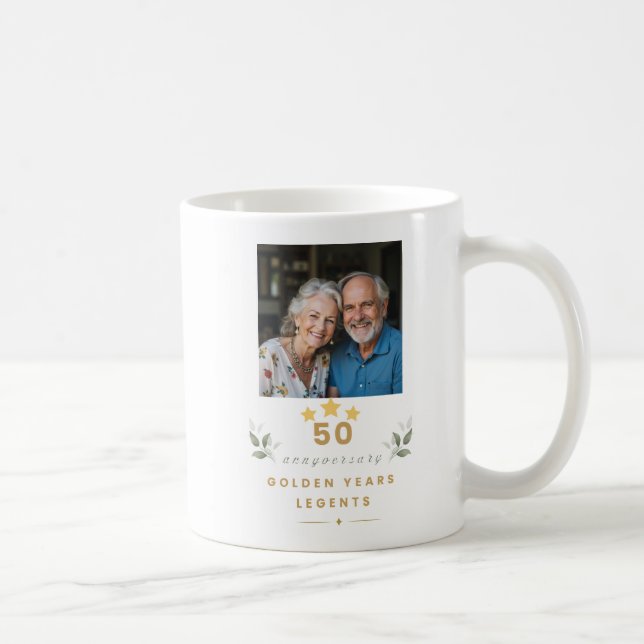 Personalized 50th Wedding Anniversary Mug (Right)