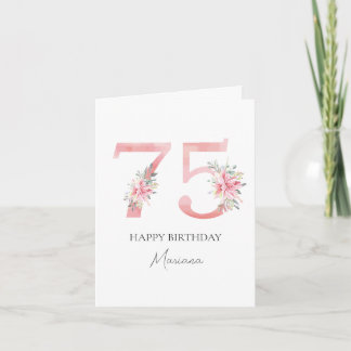 Personalized 70 birthday card