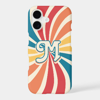 Personalized 70s Retro Sunburst Multi-Colors