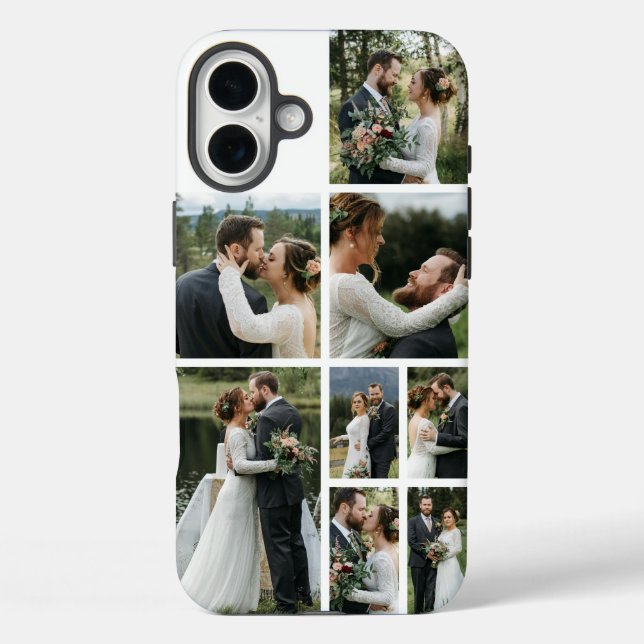 Personalized 8 Photo Collage Case-Mate iPhone Case (Back)