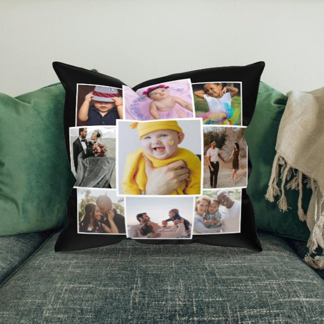 Personalized 9 Photo Collage Cushion (Creator Uploaded)