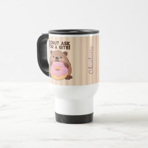 Personalized A fun play on words Castor & Dona Travel Mug