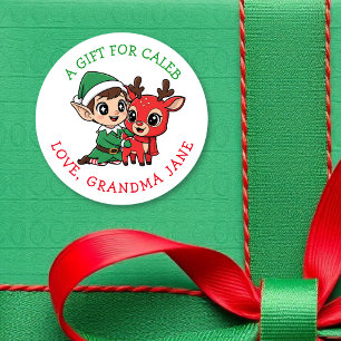 Personalized a Gift for You Christmas Gift Tags 