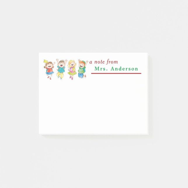 Personalized A Note From The Teacher (Front)