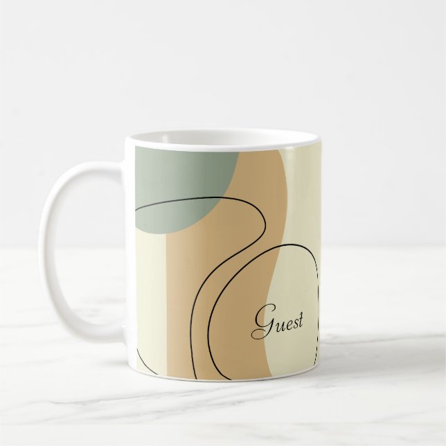 Personalized Abstract Mug (Left)