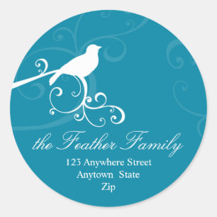 PERSONALIZED ADDRESS LABELS :: whimsicalbird 3