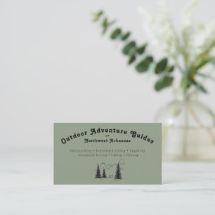 Personalized Adventure Guide Business Cards 