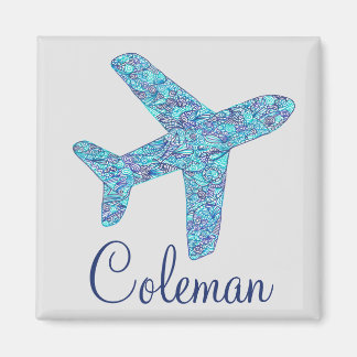 Personalized Airplane Magnet