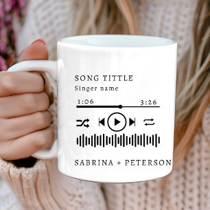 Personalized Album Cover  Favorite Song Wedding Coffee Mug