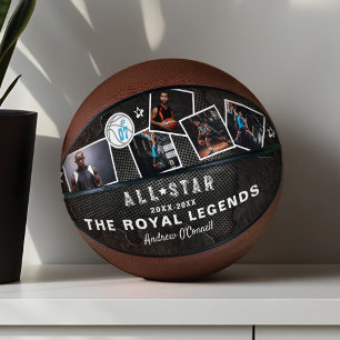 Personalized All-Star Photo Collage Keepsake Gift  Basketball