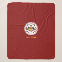 + PERSONALIZED ALUMNI Red Sherpa PMC SEAL Blanket