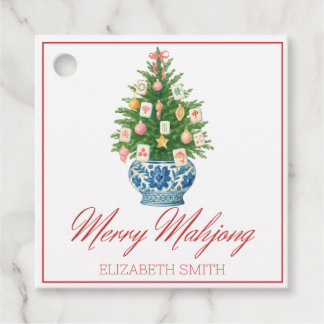 Personalized American Mahjong Gift Tags