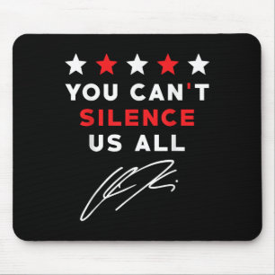 Personalized American Men Women You Cant Silence U Mouse Mat