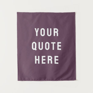 Personalized Amethyst Quote Your Nursery Wall Art Tapestry