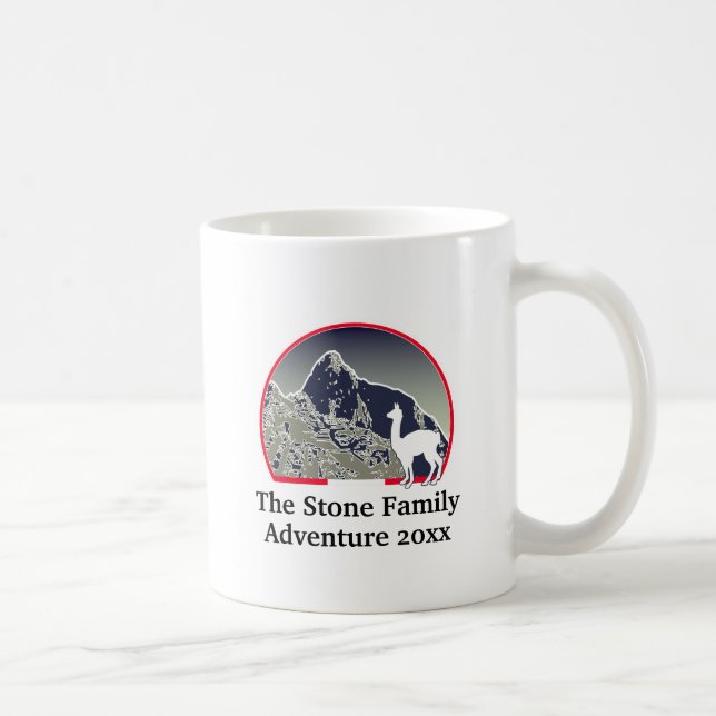 Personalized Ancient Andes Mountains Machu Picchu  Coffee Mug (Right)