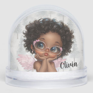Personalized Angel Snow Globe Christmas Keepsake