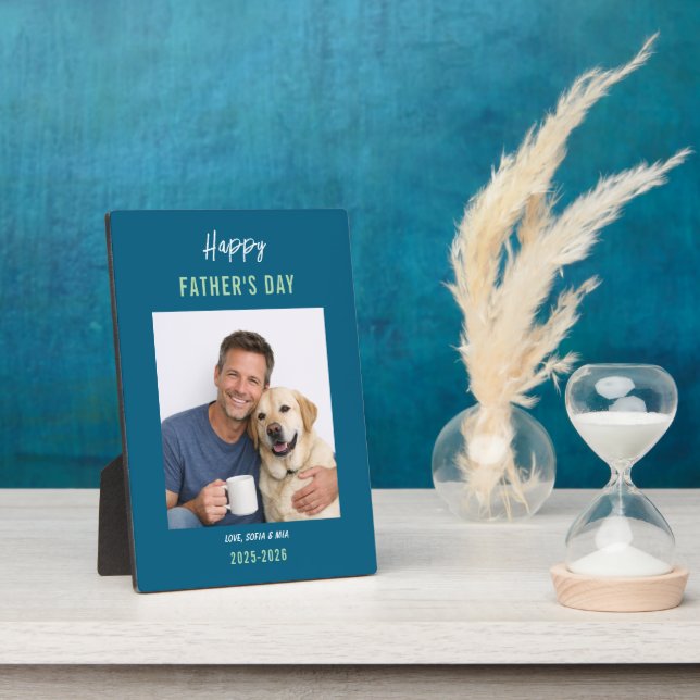 Personalized Animal Father’s Day | Cute Animals Plaque (Side)