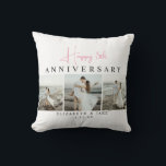 Personalized Anniversary Photo Pillow for Couples<br><div class="desc">Celebrate love and memories with this Personalized Anniversary Photo Pillow for Couples, the perfect keepsake for your special day. Soft, cozy, and beautifully designed, this pillow lets you showcase your favorite photos and names, creating a heartfelt piece of home décor that tells your love story. Whether you’re celebrating your 1st,...</div>