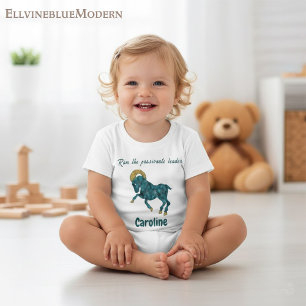 Personalized Aries Zodiac Impressionist Toddler Baby T-Shirt