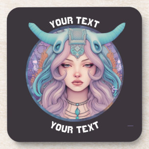 PERSONALIZED ARIES ZODIAC SIGN COASTER