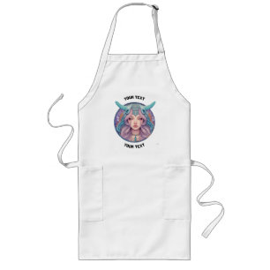 PERSONALIZED ARIES ZODIAC SIGN LONG APRON